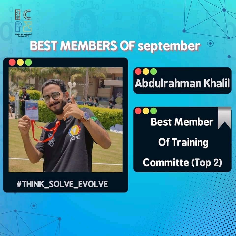 Abdelrahman Khalil receiving the Best Mentor award at the ICPC community — September 2025